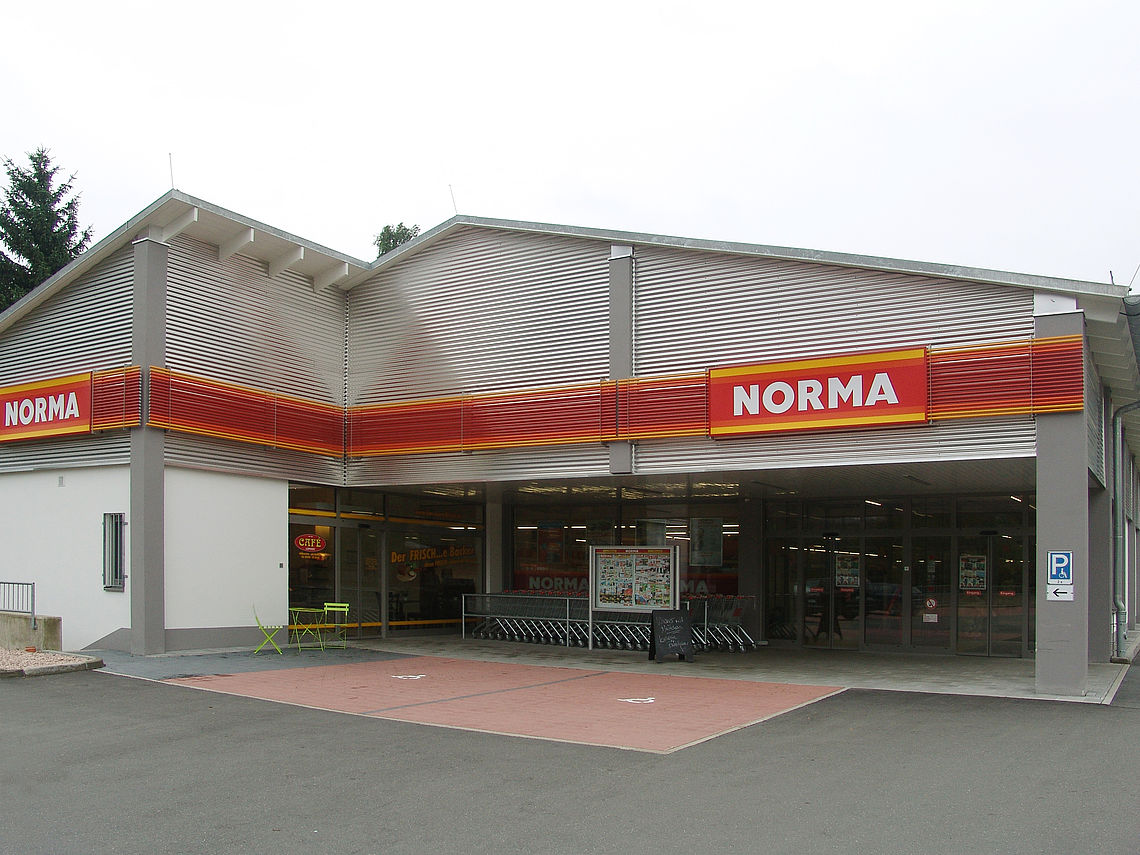 BAS Scheibenberg Referenz 'Neuerrichtung eines Norma-Einkaufsmarktes in Tannenbergsthal' Bauherr: Norma Baujahr: 2016