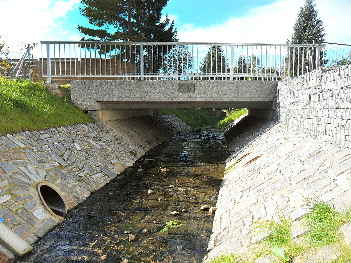 BAS Scheibenberg Referenz 'Ersatzneubau der Brücke Höhlholz in Oelsnitz im Erzgebirge' Baujahr: 2014