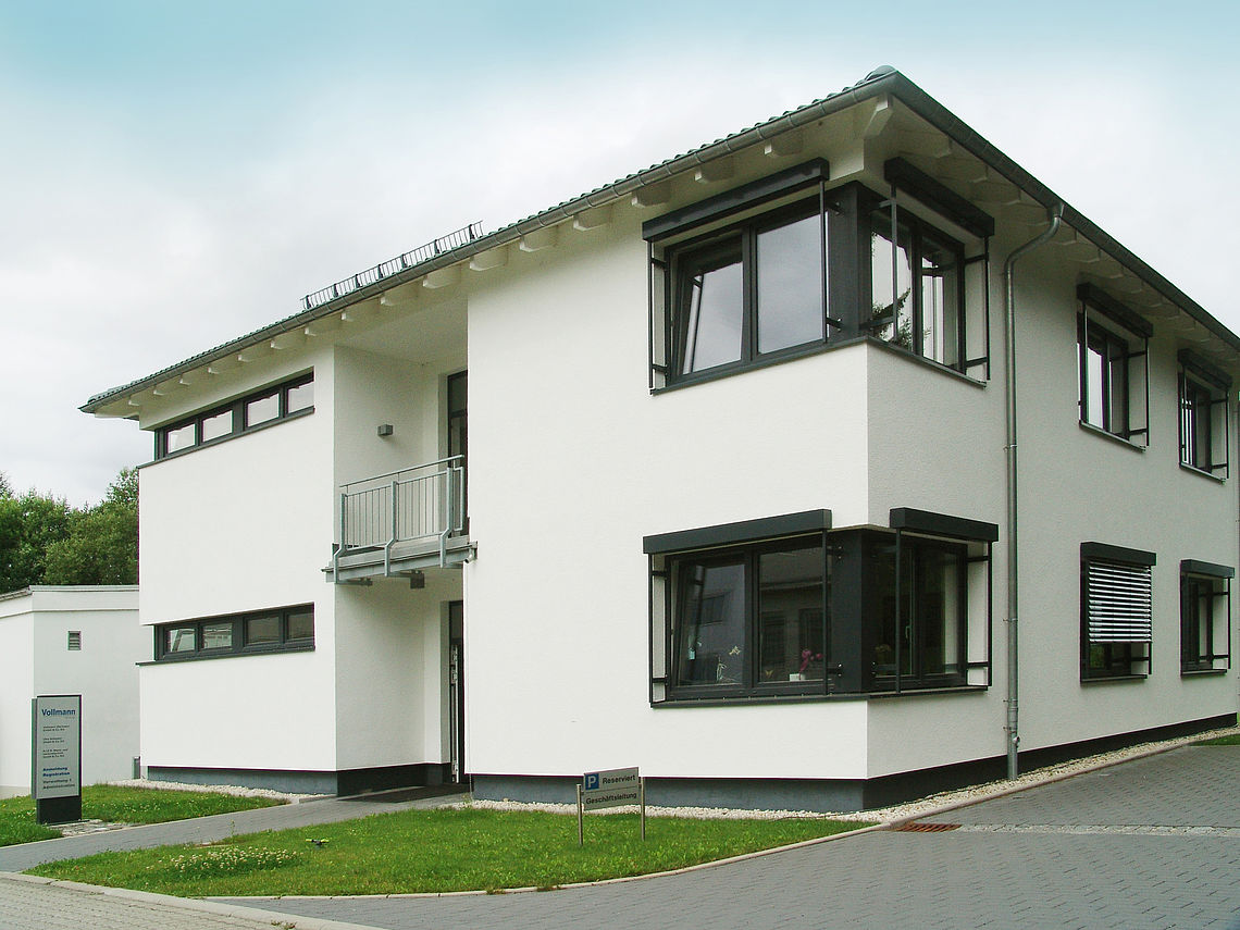 BAS Scheibenberg Referenz 'Neubau eines Bürogebäudes in Scheibenberg' Bauherr: Vollmann GmbH & Co.KG Baujahr: 2013